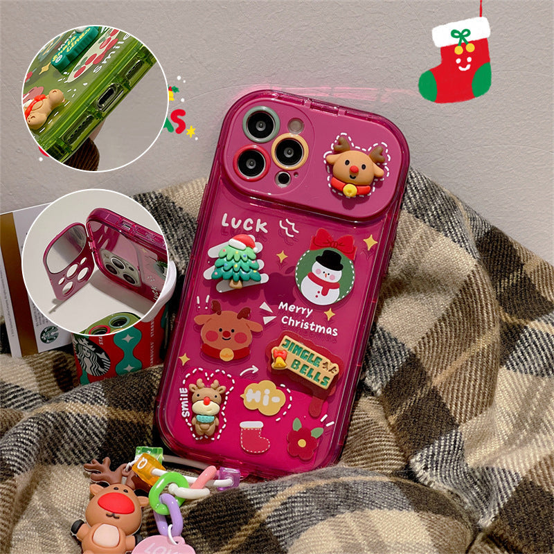 Yeouu | Christmas Tree Pendant iPhone Cover with Mirror