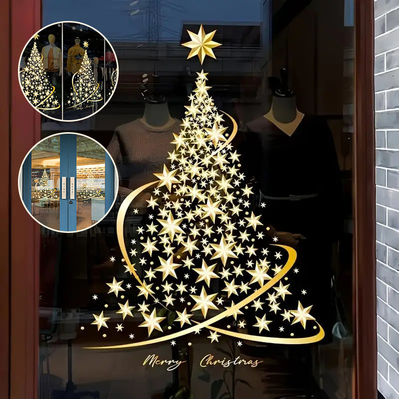 Yeouu | Christmas tree window sticker