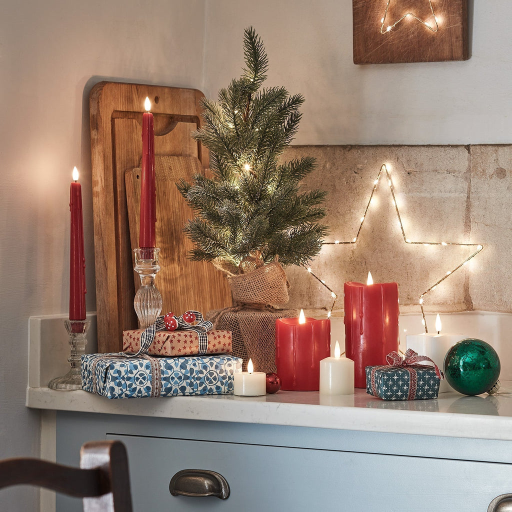 Yeouu | Christmas Decorations Pre Lit Mini Tree