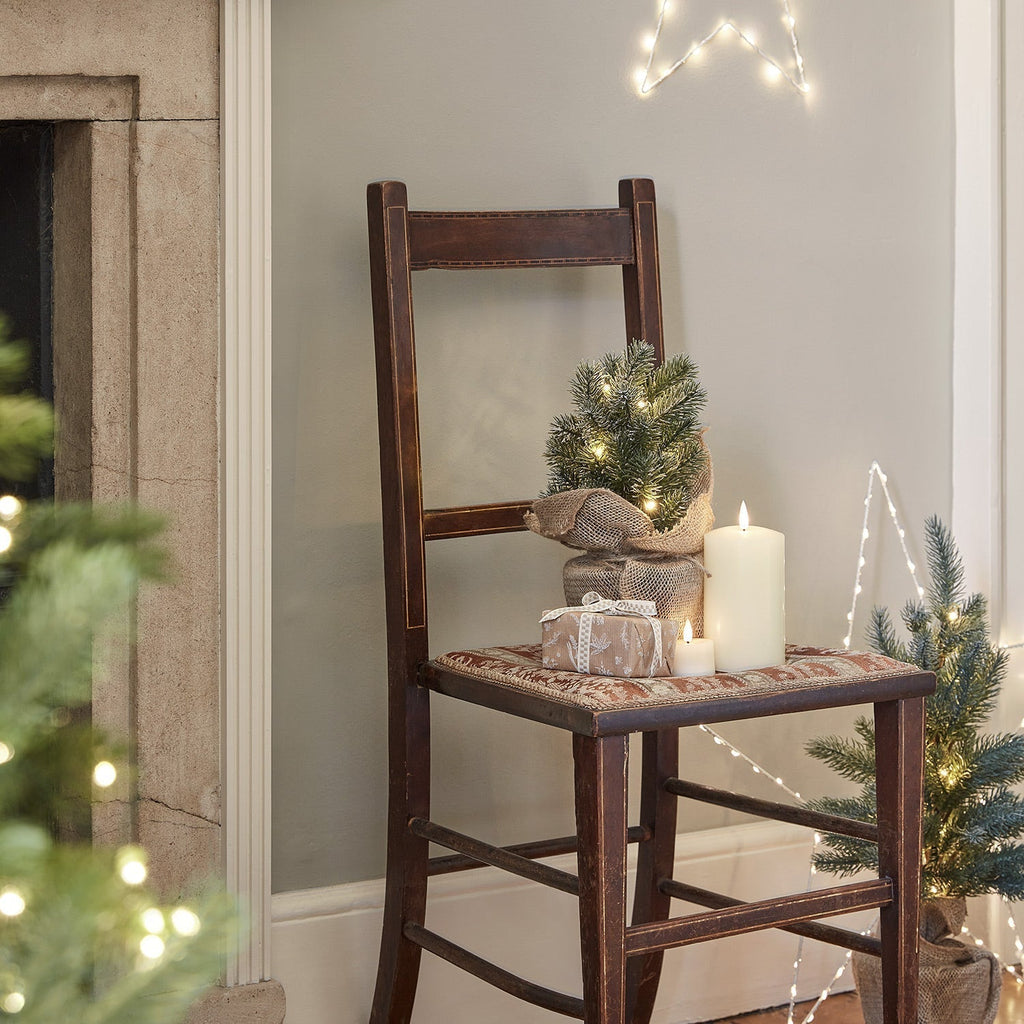 Yeouu | Christmas Decorations Mini Frosted Tree Lights