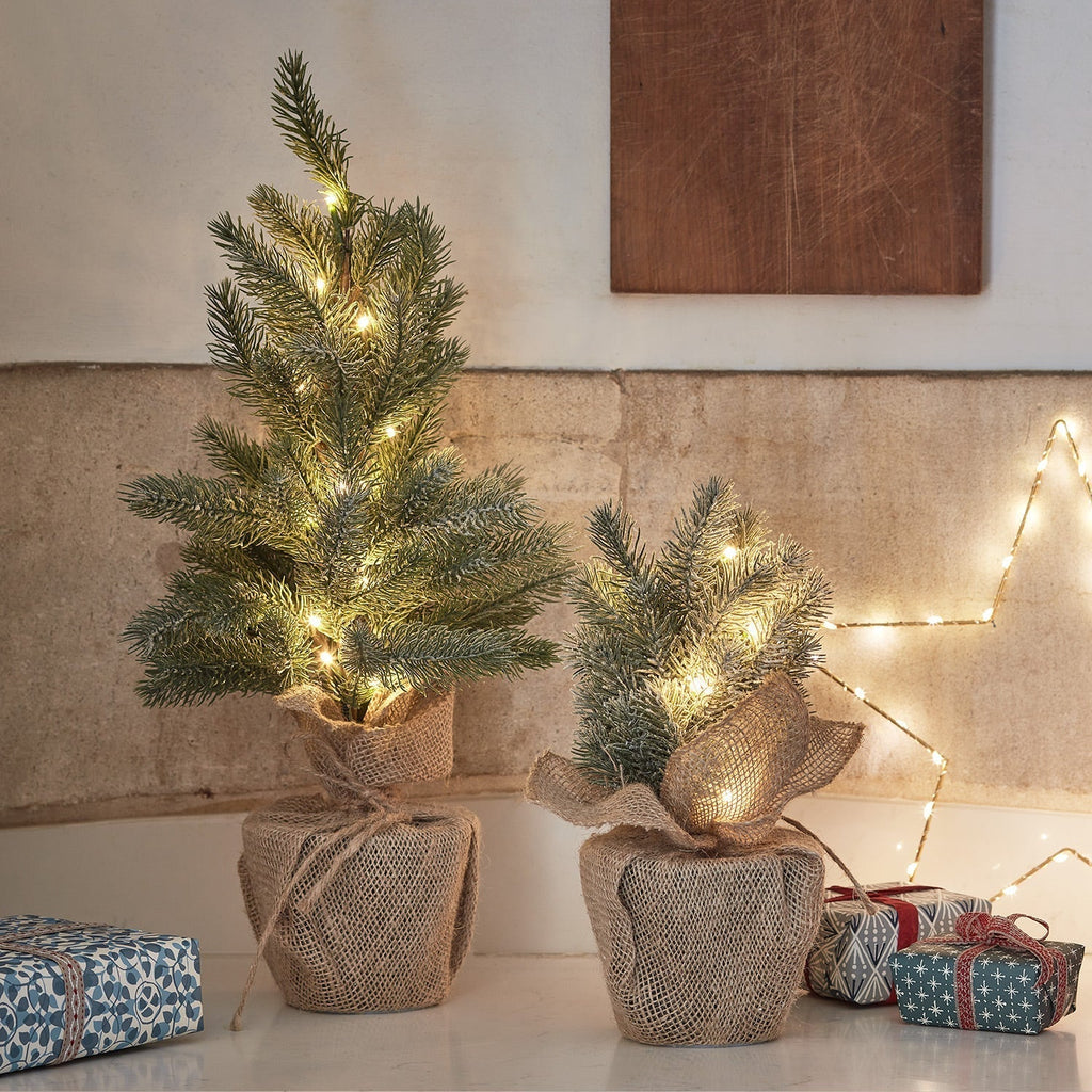 Yeouu | Christmas Decorations Pre Lit Mini Tree