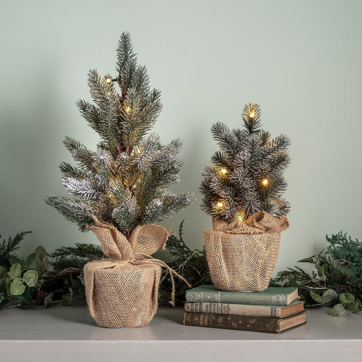 Yeouu | Christmas Decorations Pre Lit Mini Tree