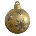 Yeouu | Giant Inflatable Christmas Ornament, 24 Inch Christmas Ball Outdoor Holiday Yard Lawn Porch Decor