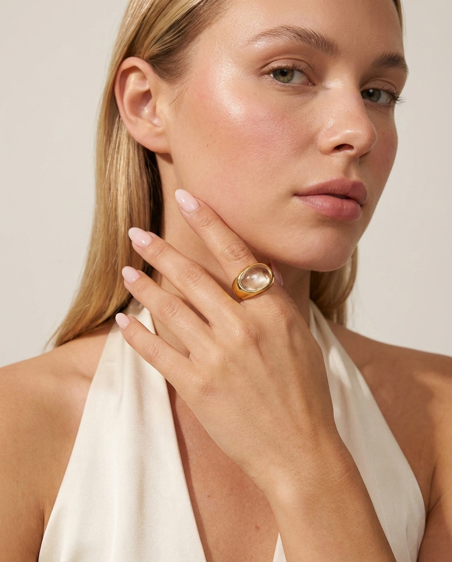 Quartz Dome Ring