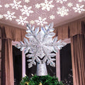 Yeouu | Christmas Decorations LED Snowflake Tree Topper