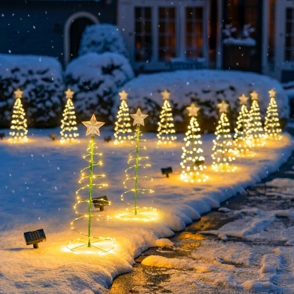Solar LED Christmas Tree Decoration String Lights