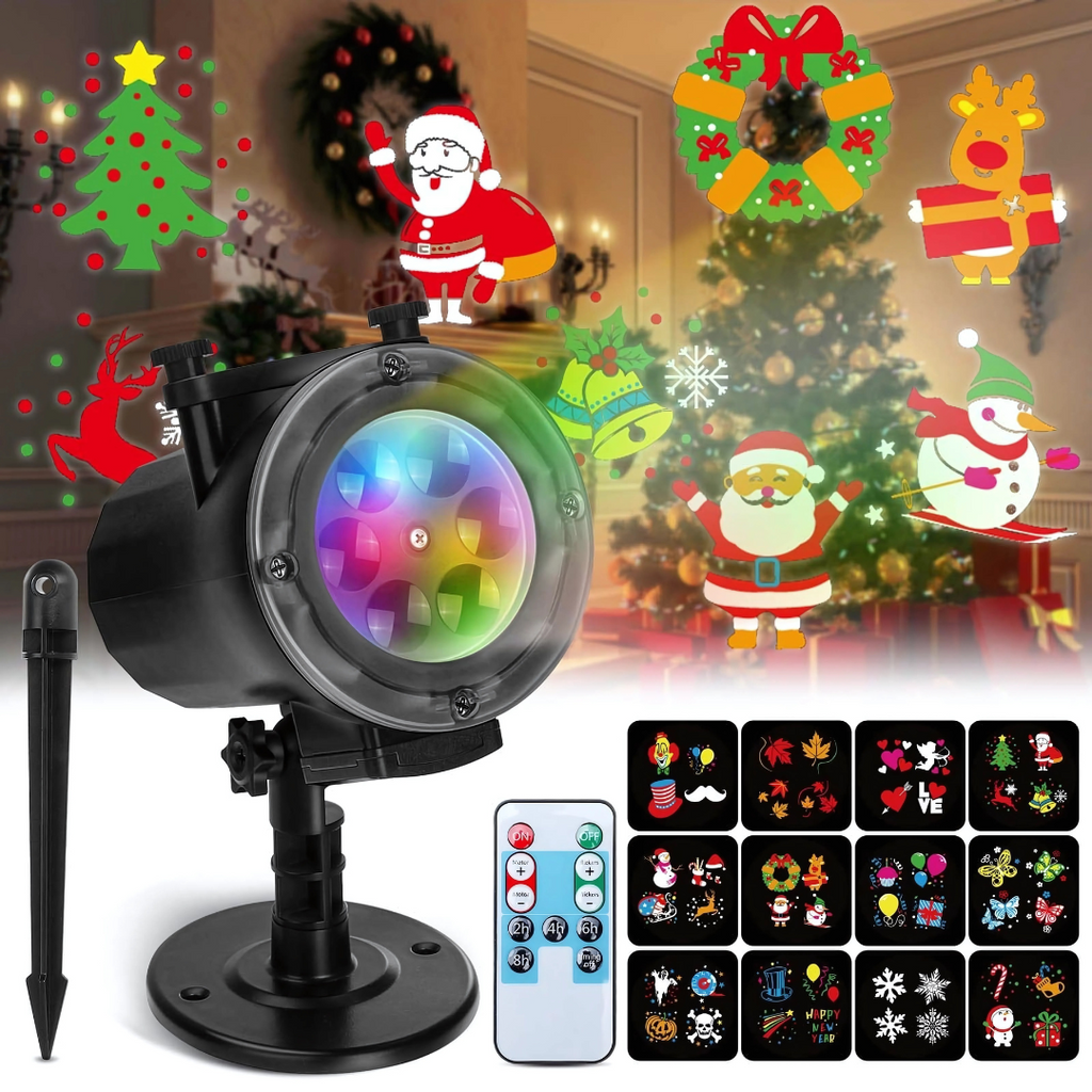 Yeouu | Christmas Decorations LED Projector Light Indoor Outdoor