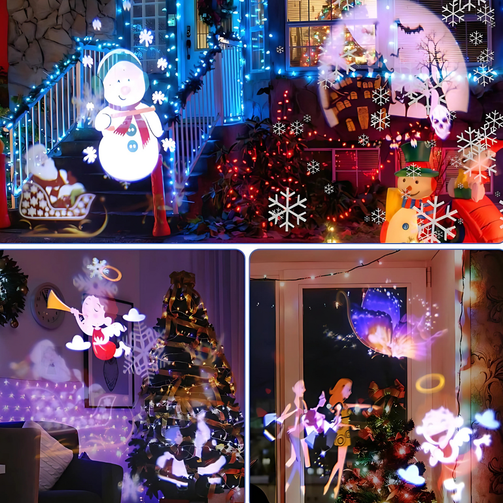 Yeouu | Christmas Decorations LED Projector Light Indoor Outdoor