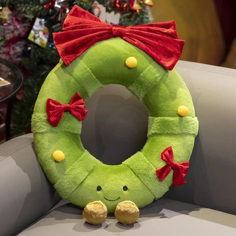 Yeouu | Kawaii Christmas Tree Wreath Door Ring Plushies