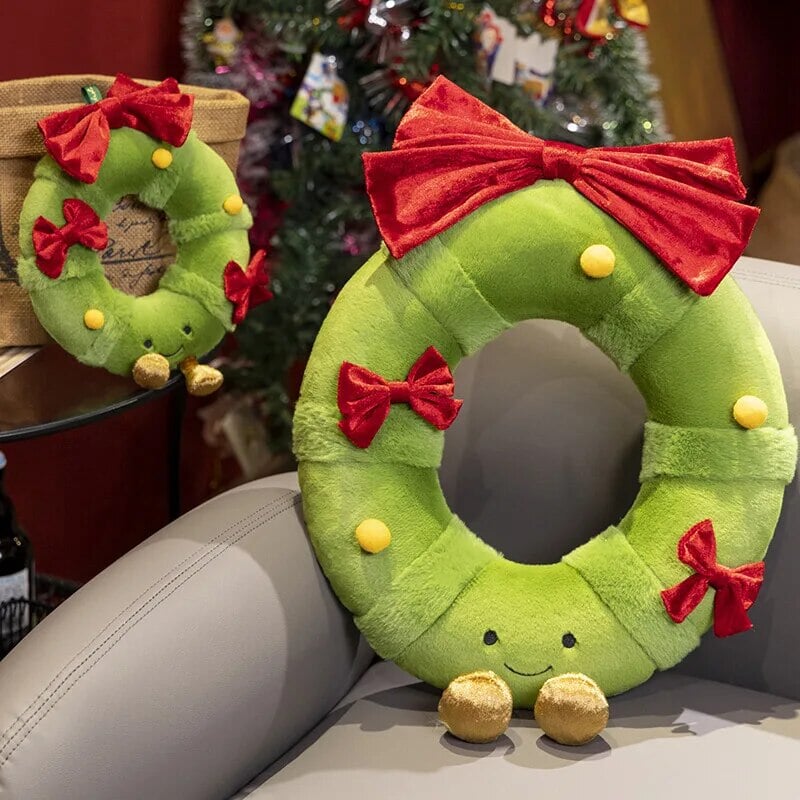 Yeouu | Kawaii Christmas Tree Wreath Door Ring Plushies