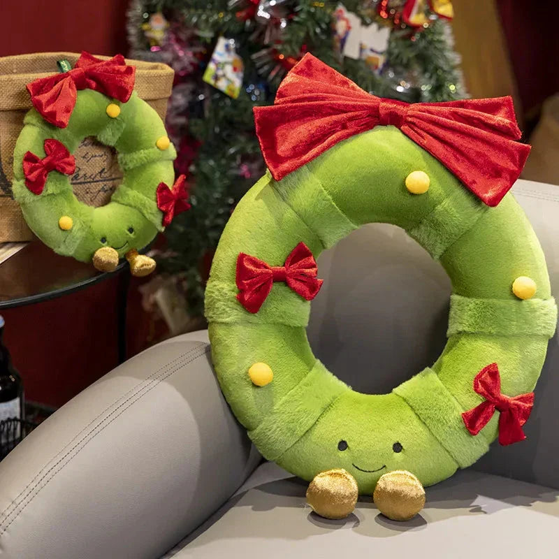 Yeouu | Kawaii Christmas Tree Wreath Door Ring Plushies
