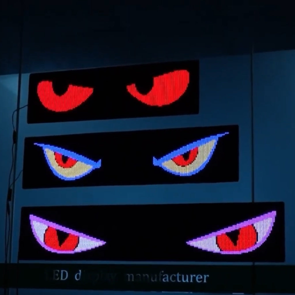 Programmable High Brightness Devil Eyes Display