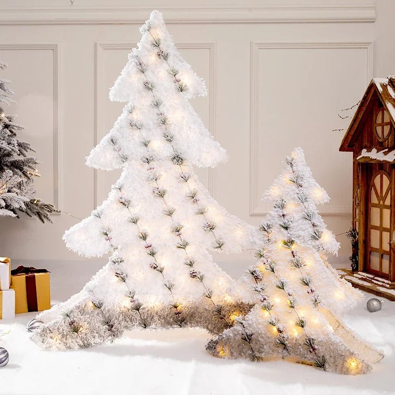 Yeouu | LED Christmas Christmas Tree, Snowman or Gift Box Decoration – Snowman & Fawn Tree Decorations, Perfect Holiday Ornaments & New Year Gifts