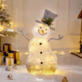 Yeouu | LED Christmas Christmas Tree, Snowman or Gift Box Decoration – Snowman & Fawn Tree Decorations, Perfect Holiday Ornaments & New Year Gifts