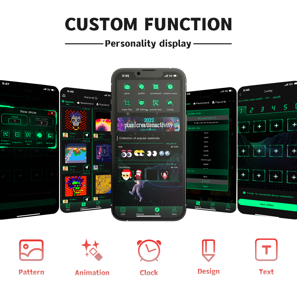 Programmable High Brightness LED Display Screen for Car&Truck