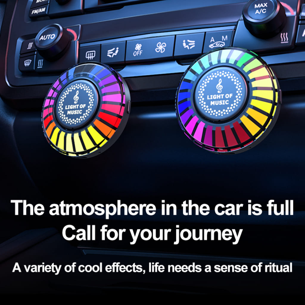Magnetic Sound Pickup Car Ambient Light