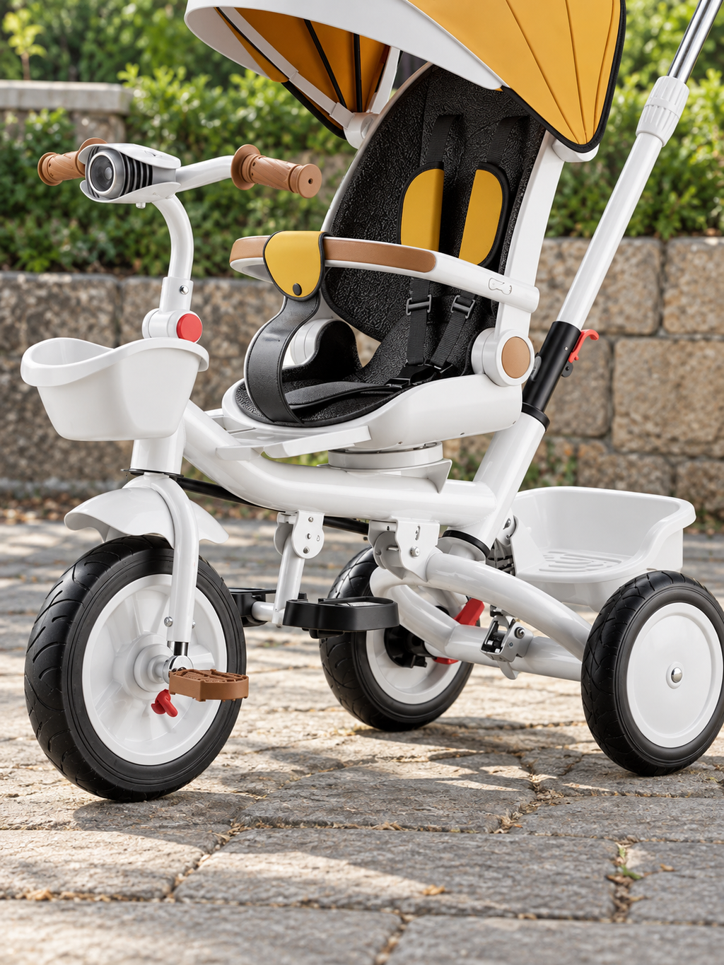 Little Pedaler Swivel Seat Stroller Tricycle