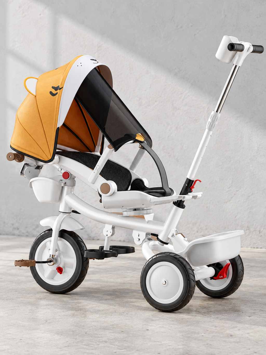 Little Pedaler Swivel Seat Stroller Tricycle