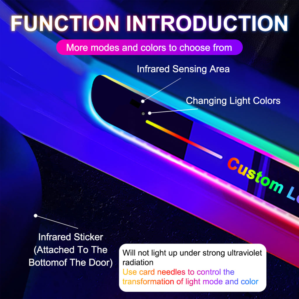 Custom Car Door Sill Lights