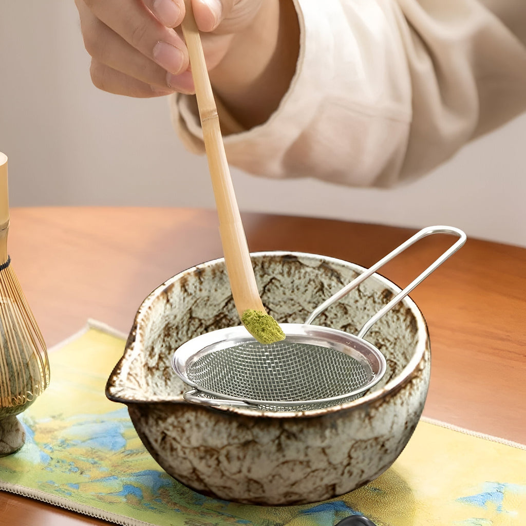 Yeouus | Traditional Matcha Tea Set – 6-Piece Authentic Japanese Matcha Kit – Premium Bamboo & Ceramic
