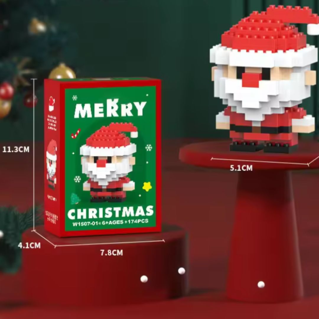 Yeouu | Creative Building Block Christmas Figures - Fun for the Whole Family