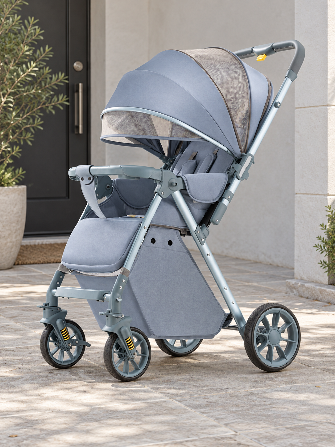 Meadow Ride Reversible Folding Baby Stroller