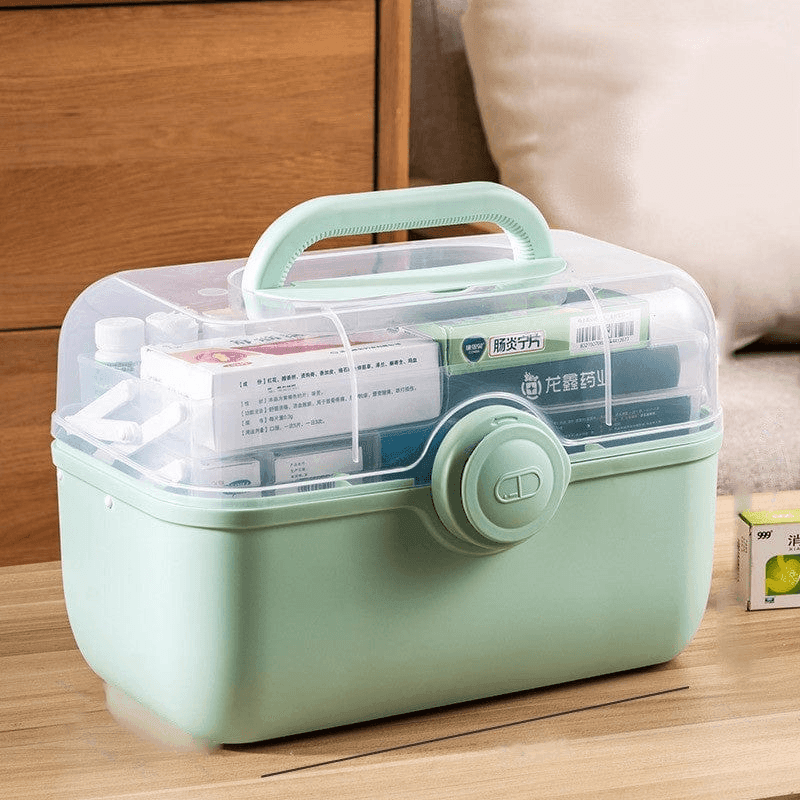 Yeouus | MediSmart Pill Organiser – Compact Weekly Medicine Storage Box for Home & Travel