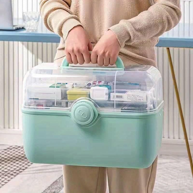 Yeouus | MediSmart Pill Organiser – Compact Weekly Medicine Storage Box for Home & Travel