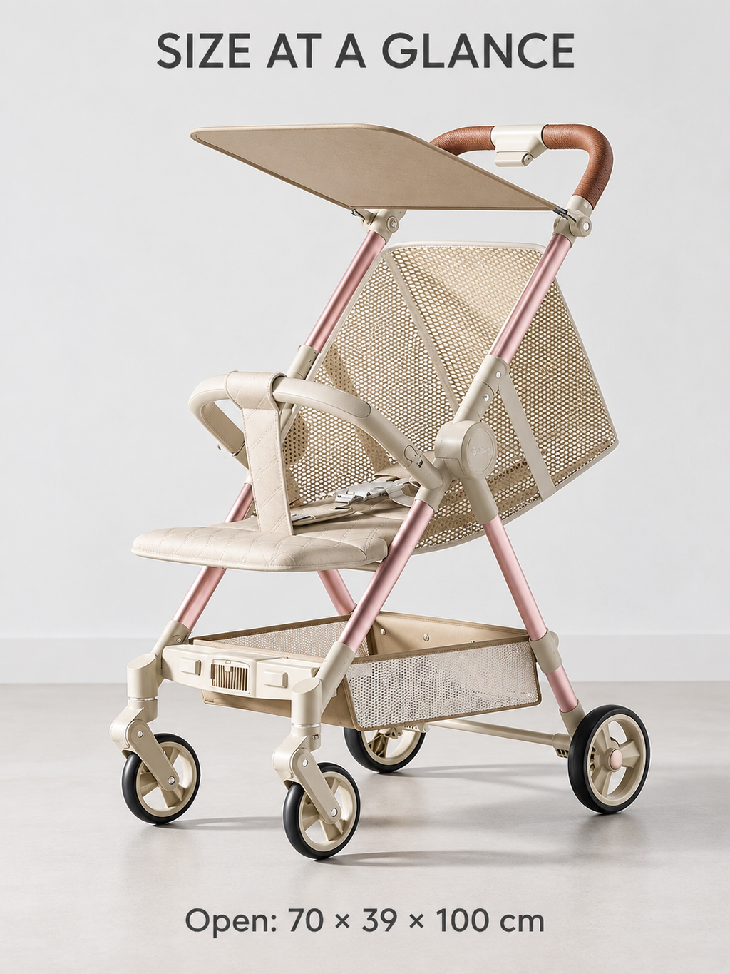 Melody Ride Folding Baby Stroller with Music and Lights