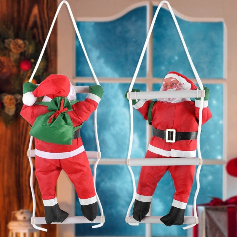 Yeouu | Christmas Santa Claus Doll Pendant Ladder