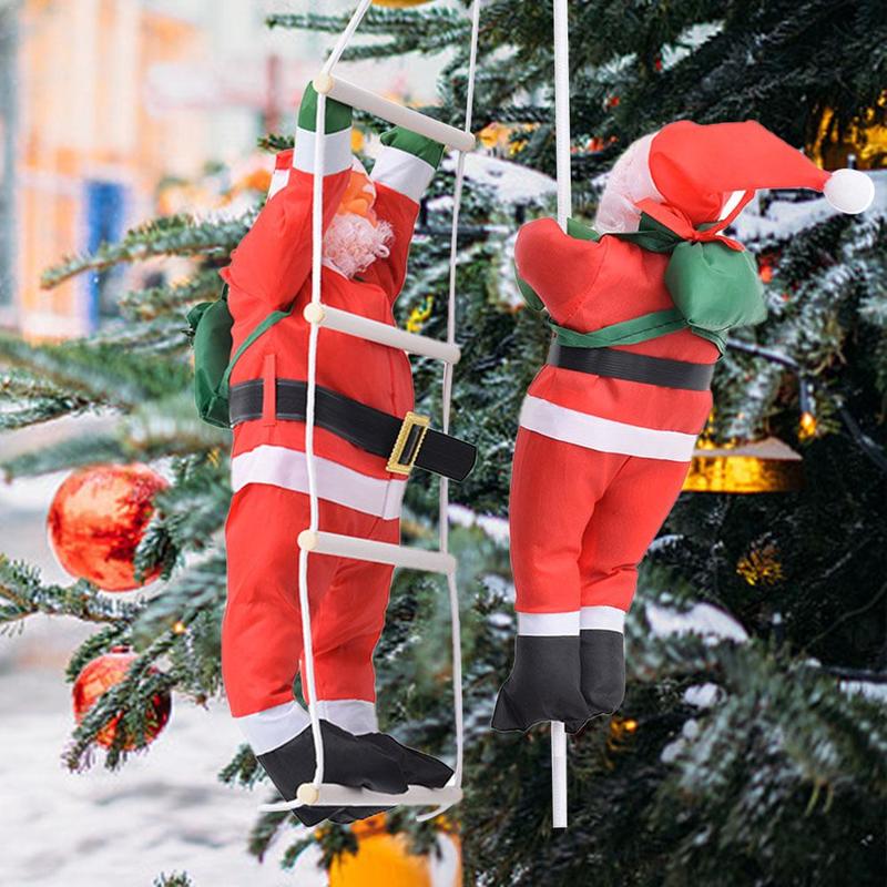 Yeouu | Christmas Santa Claus Doll Pendant Ladder