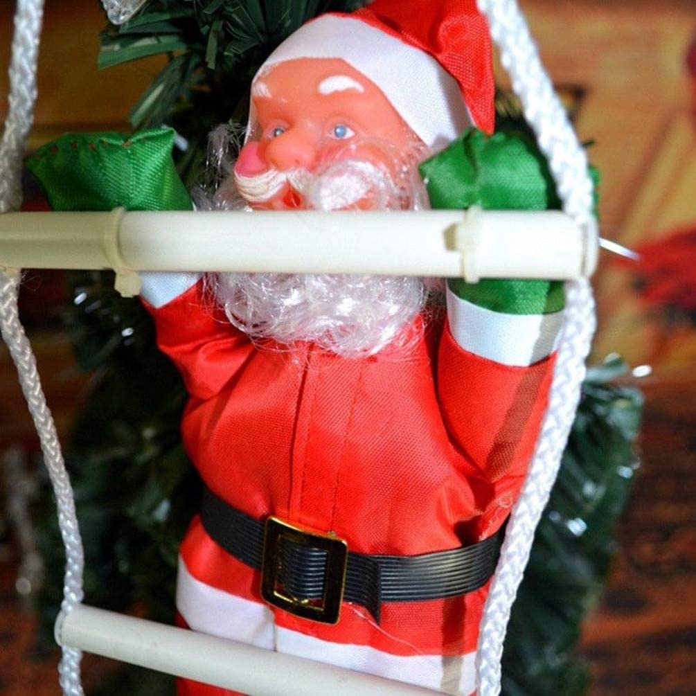 Yeouu | Christmas Santa Claus Doll Pendant Ladder