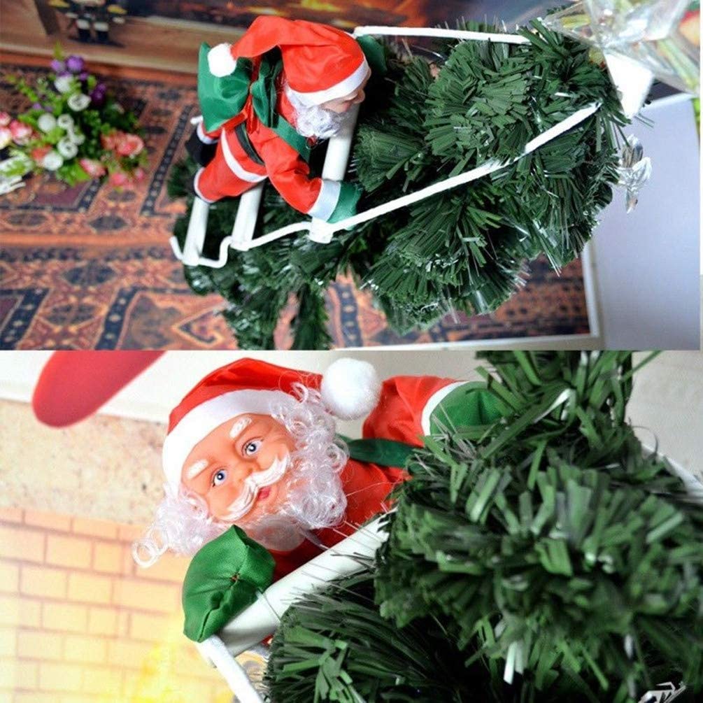 Yeouu | Christmas Santa Claus Doll Pendant Ladder