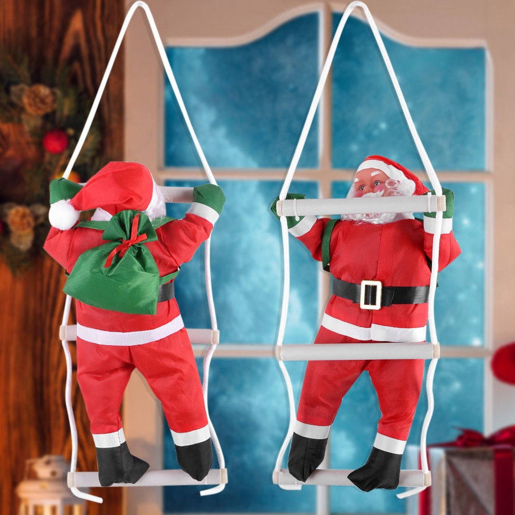 Yeouu | Christmas Santa Claus Doll Pendant Ladder