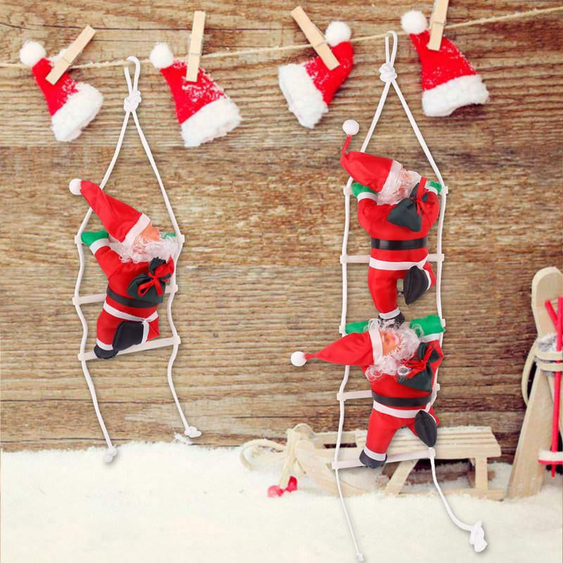 Yeouu | Christmas Santa Claus Doll Pendant Ladder