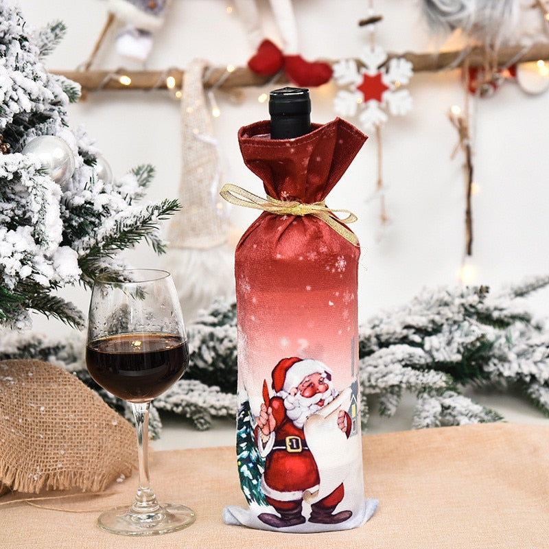 Yeouu | Christmas Santa Bottle Cover