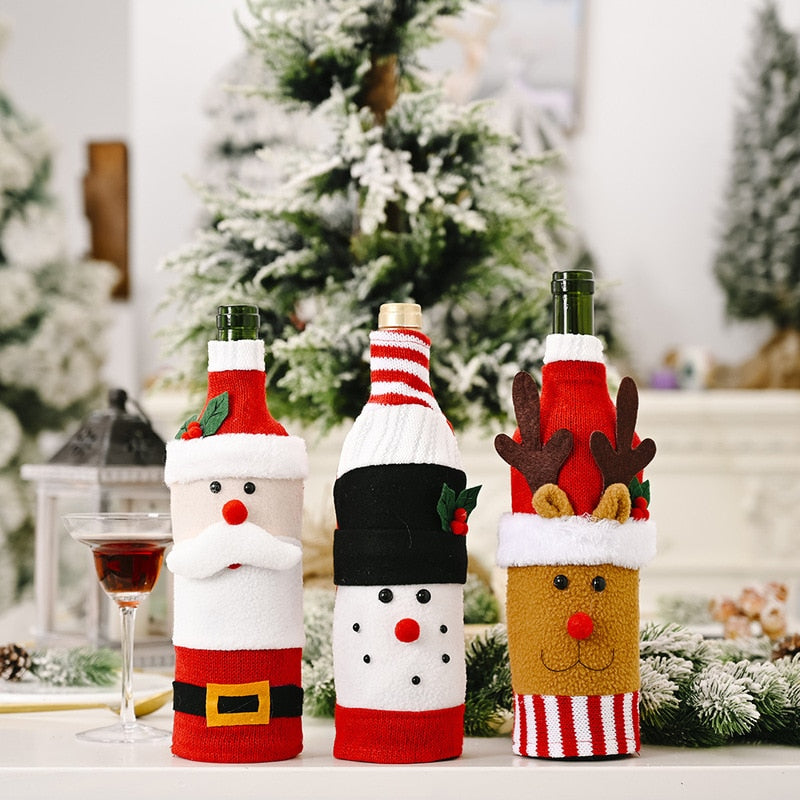 Yeouu | Christmas Santa Bottle Cover