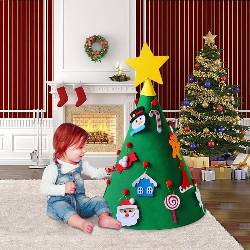 Yeouu | 3D Christmas Tree Hanging Ornaments for Kids Xmas Gifts
