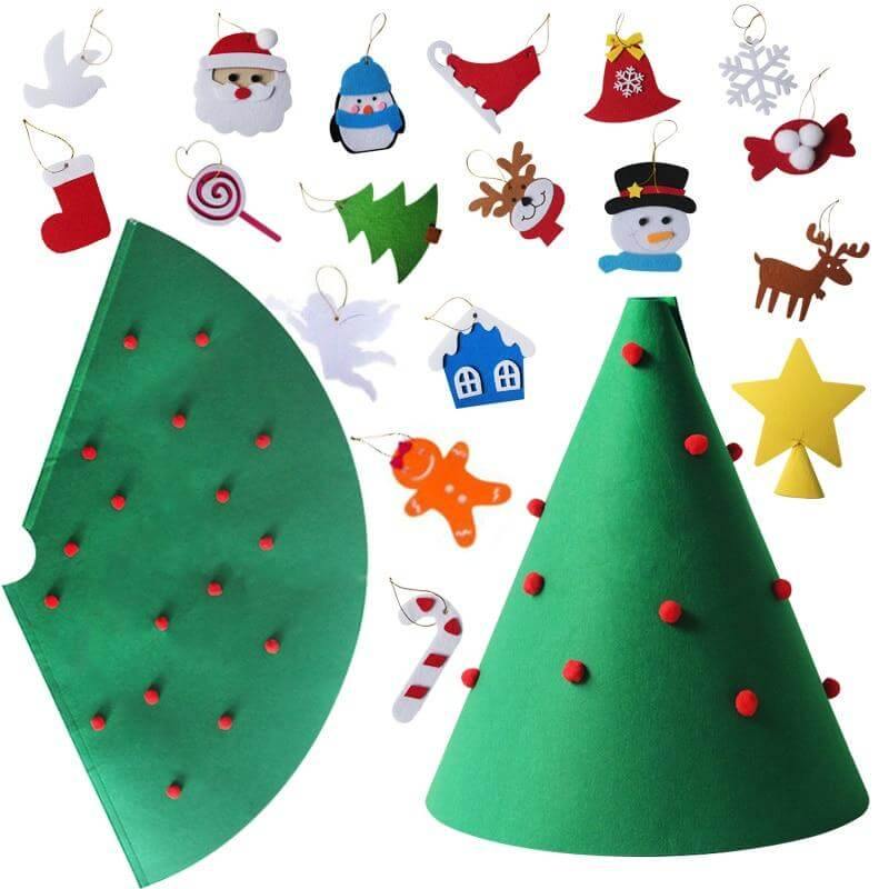 Yeouu | 3D Christmas Tree Hanging Ornaments for Kids Xmas Gifts