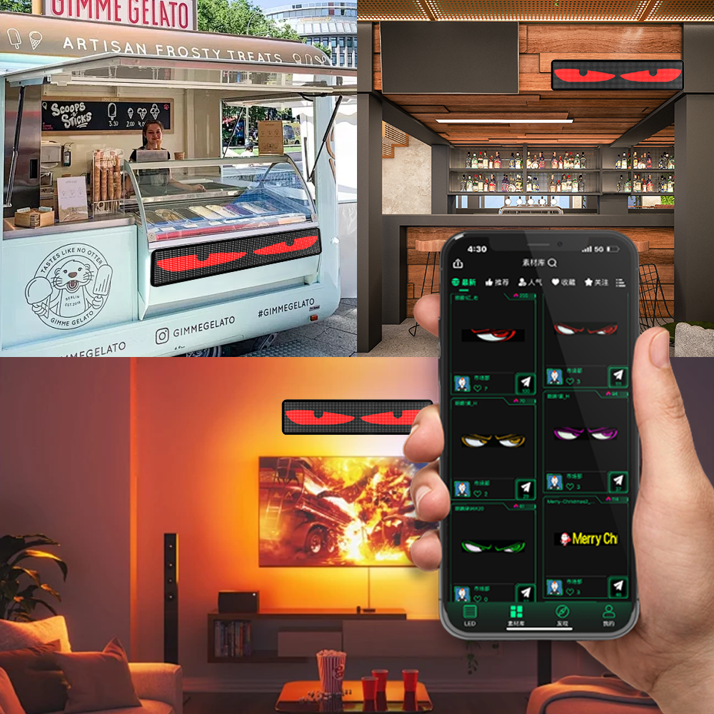 Programmable High Brightness LED Display Screen for Car&Truck