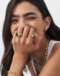 Contour Sculptural Open Stacking Ring | 18k Gold Vermeil