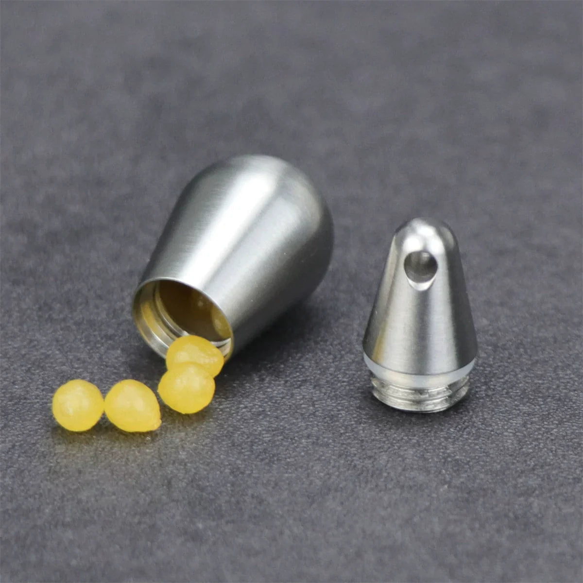 Titanium Droplet Mini Pill Box - Waterproof Travel Case