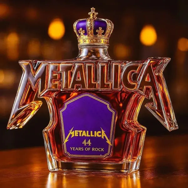 Premium Metallica 44 Years Of Rock Crown Royal Whiskey Bottle