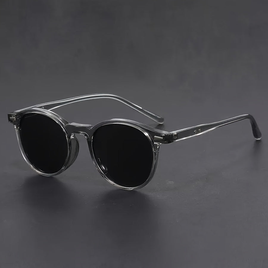 Miroken | Men's Sunglasses RetroView – Round Tortoiseshell Glasses with Lightweight Frame
