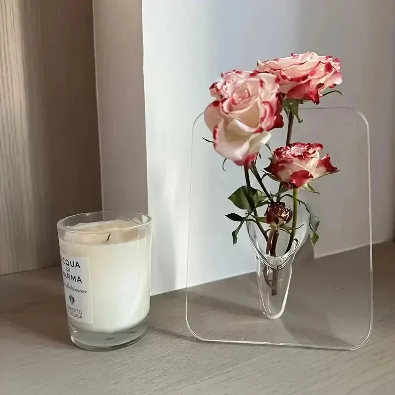 Crystal Flow Built-In Tube Vase