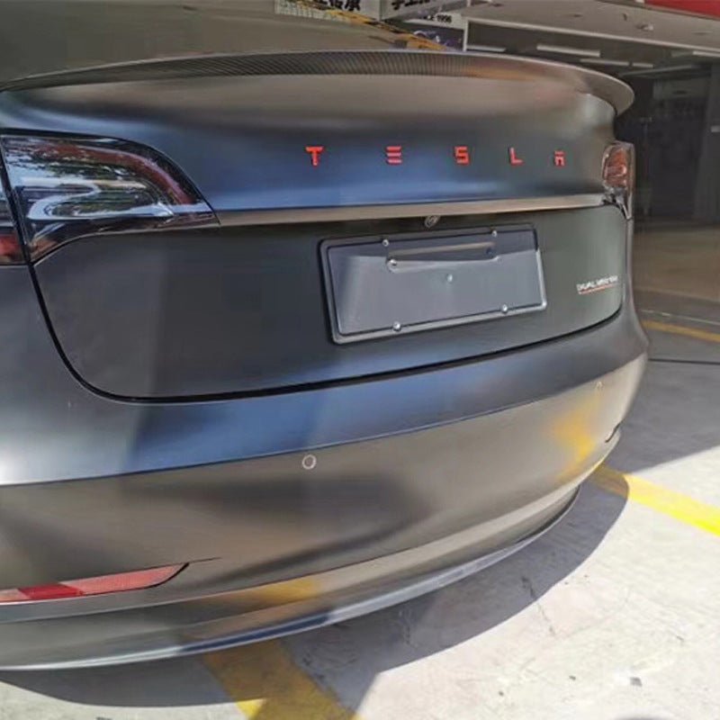 Tailgate Lettered Rear Logo Replacement For Tesla Model 3/Y