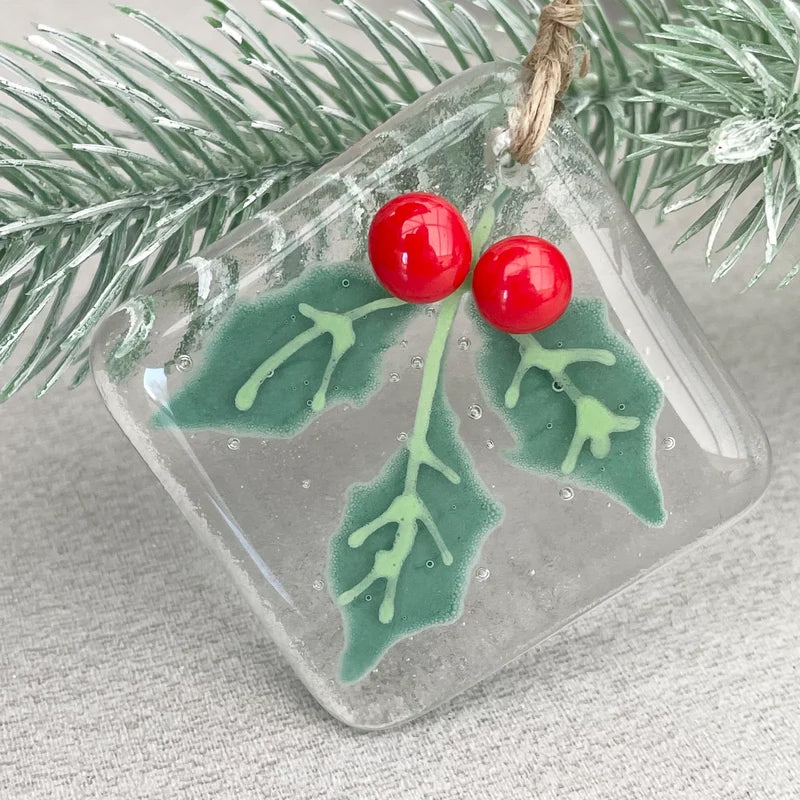 Yeouu | Fused Glass Christmas Tree Decoration