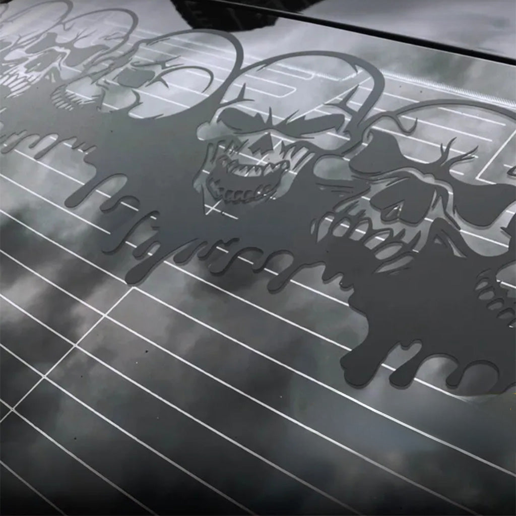Skull Car Window Decals