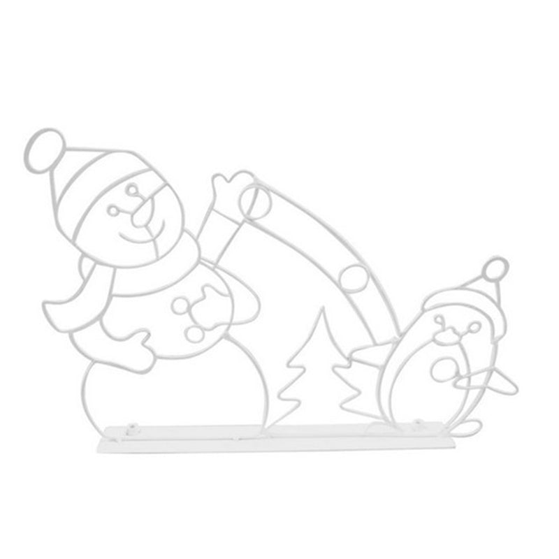 Yeouu | Animated LED Snowball Fight Light | Outdoor Snowman & Penguin Christmas Decor