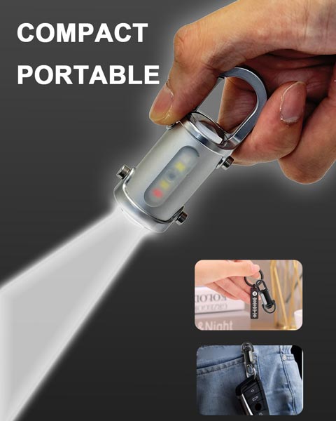 Multipurpose Keychain Flashlight